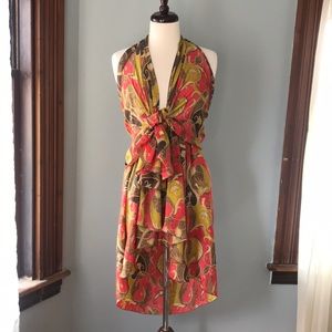 100% Silk multi way wrap magic skirt / dress